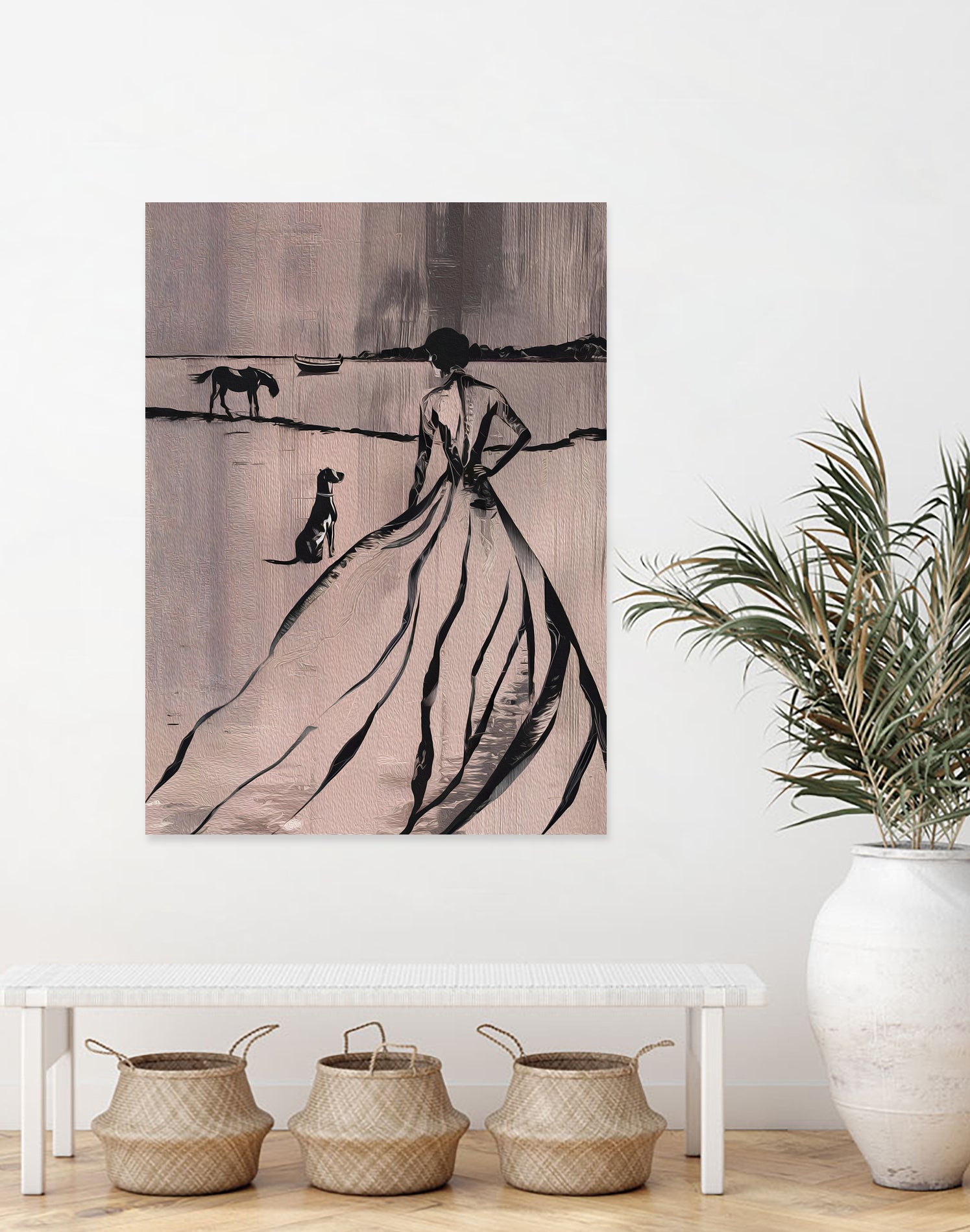 Woman By the Lake by Andreas Magnusson on GIANT ART - paintings drawing