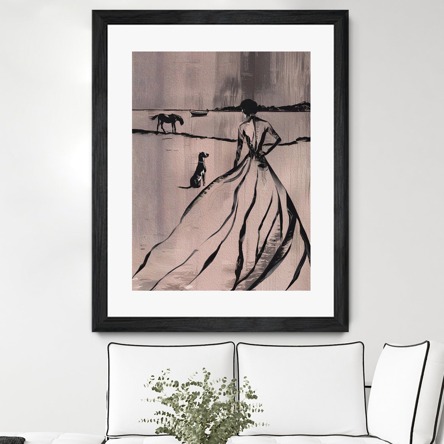 Woman By the Lake by Andreas Magnusson on GIANT ART - paintings drawing