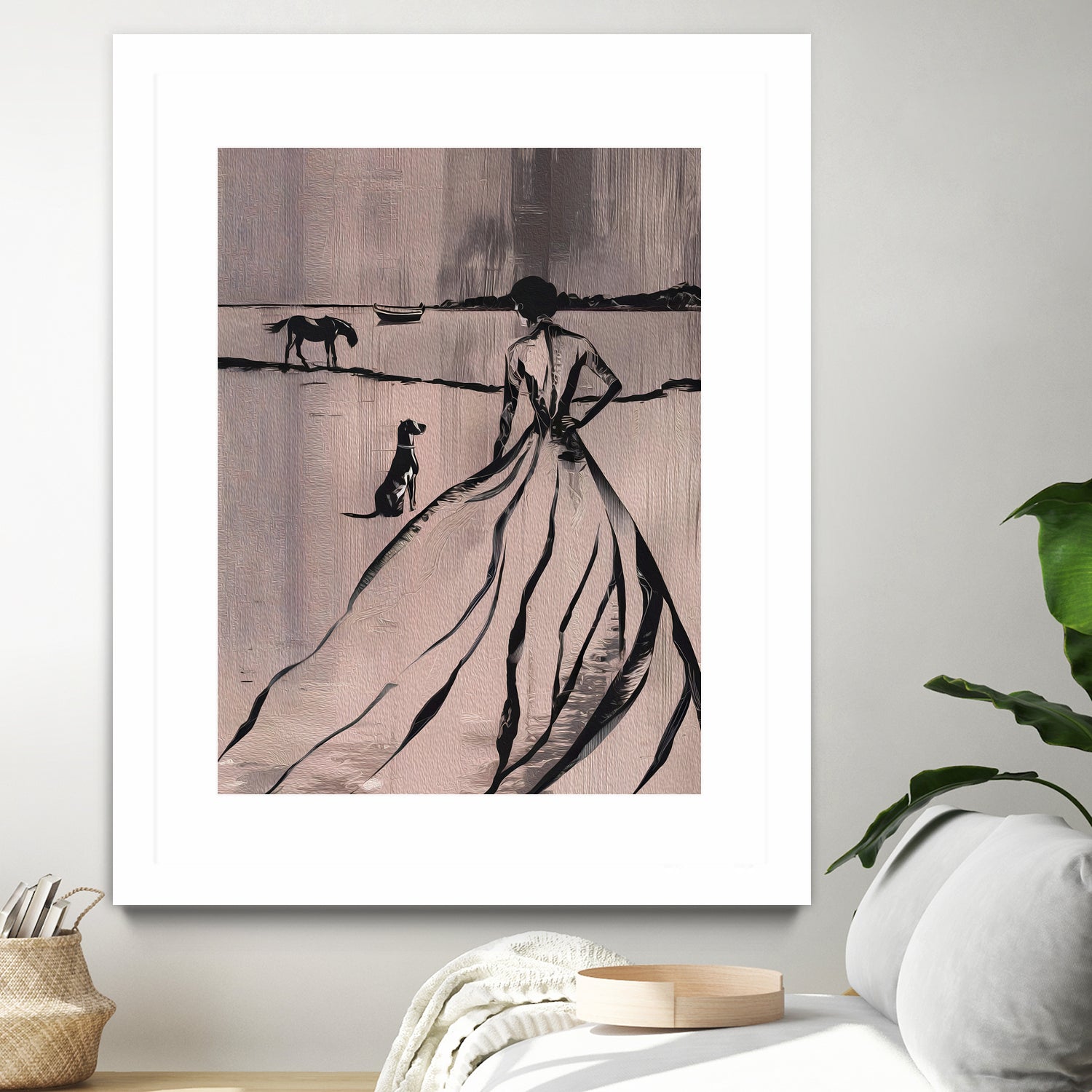 Woman By the Lake by Andreas Magnusson on GIANT ART - paintings drawing