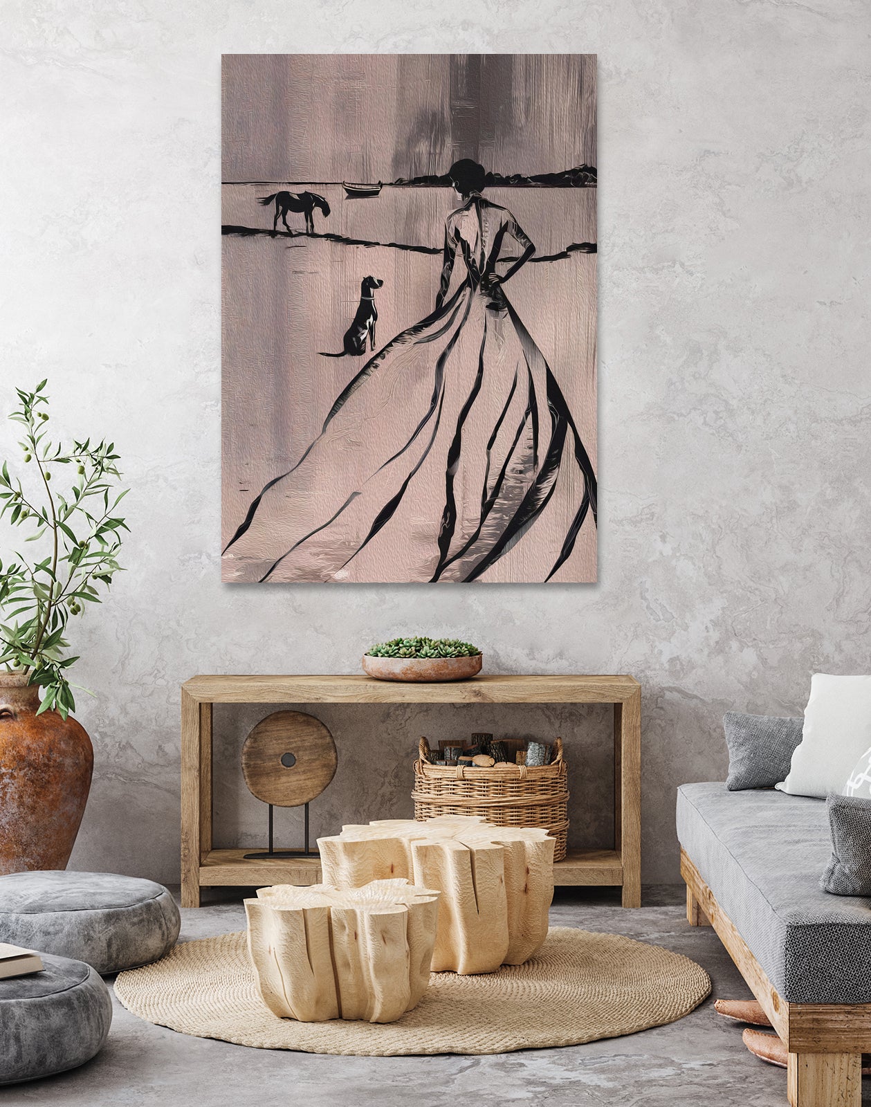 Woman By the Lake by Andreas Magnusson on GIANT ART - paintings drawing