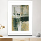 Green and Gold Moment 3 by Sally on GIANT ART - illustration sally ann moss