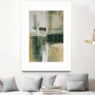 Green and Gold Moment 3 by Sally on GIANT ART - illustration sally ann moss