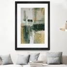 Green and Gold Moment 3 by Sally on GIANT ART - illustration sally ann moss