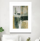 Green and Gold Moment 3 by Sally on GIANT ART - illustration sally ann moss