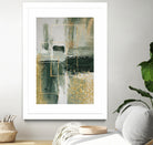 Green and Gold Moment 3 by Sally on GIANT ART - illustration sally ann moss