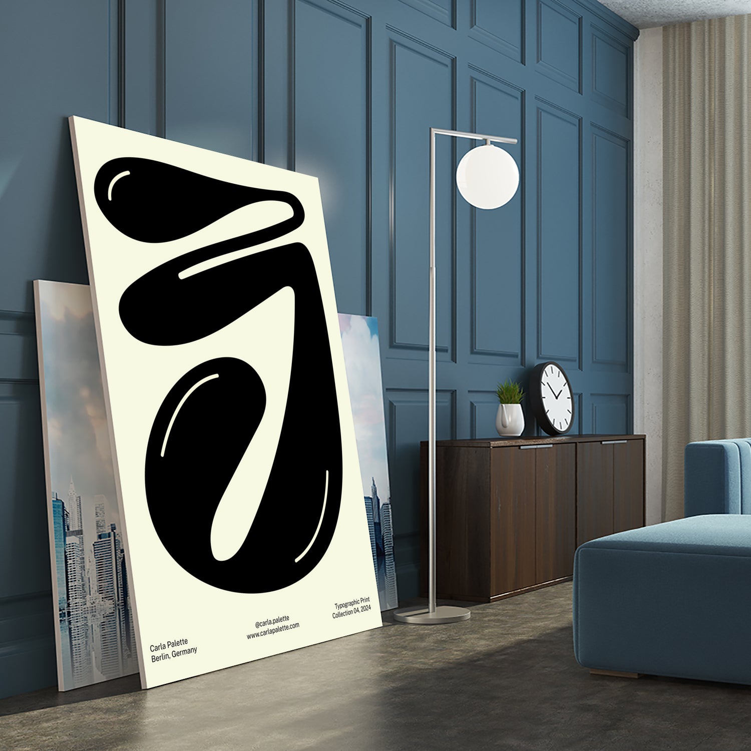 Picturfy 06 by Carla Palette on GIANT ART - abstract typographic print