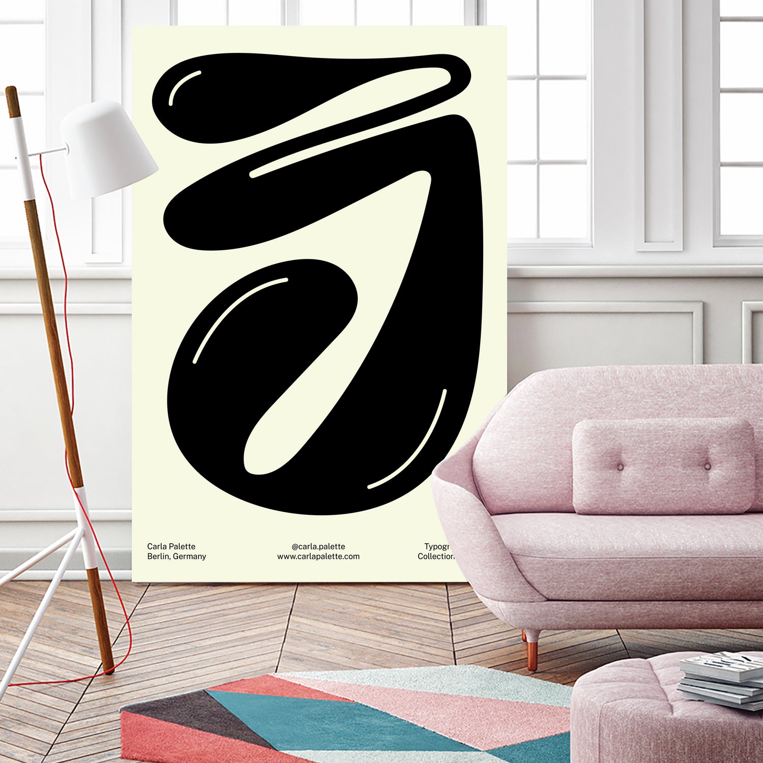 Picturfy 06 by Carla Palette on GIANT ART - abstract typographic print