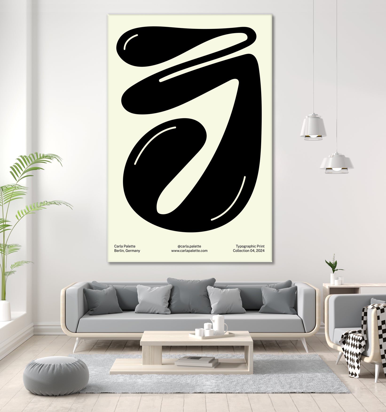 Picturfy 06 by Carla Palette on GIANT ART - abstract typographic print