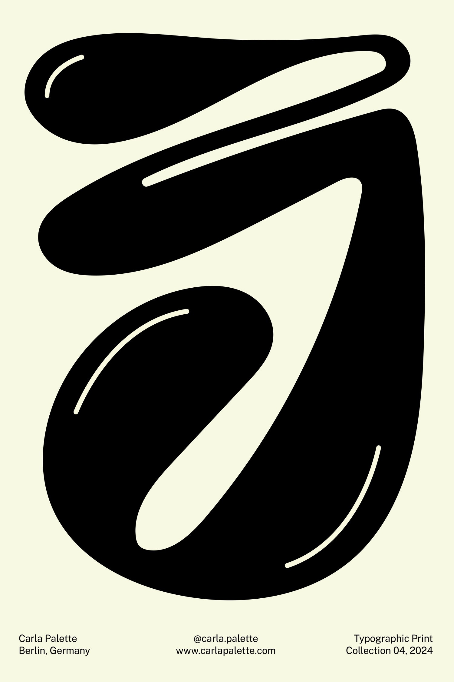 Picturfy 06 by Carla Palette on GIANT ART - abstract typographic print