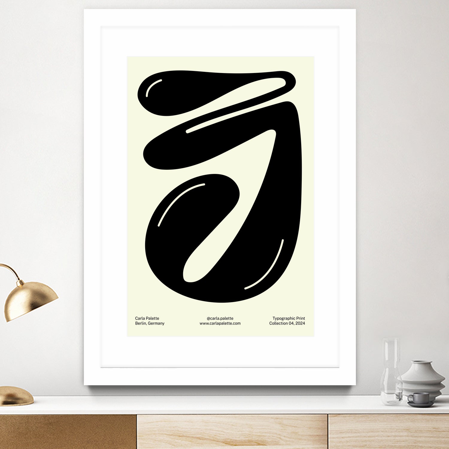 Picturfy 06 by Carla Palette on GIANT ART - abstract typographic print