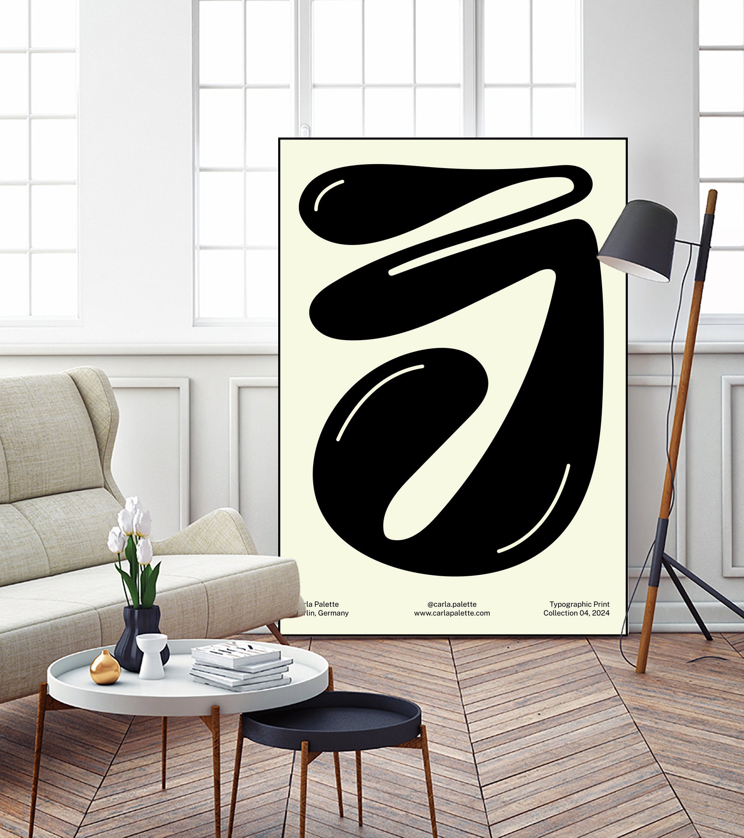 Picturfy 06 by Carla Palette on GIANT ART - abstract typographic print
