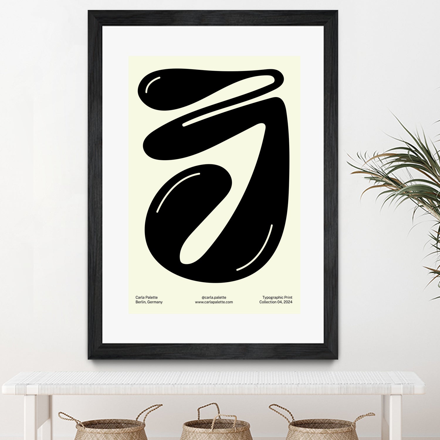 Picturfy 06 by Carla Palette on GIANT ART - abstract typographic print