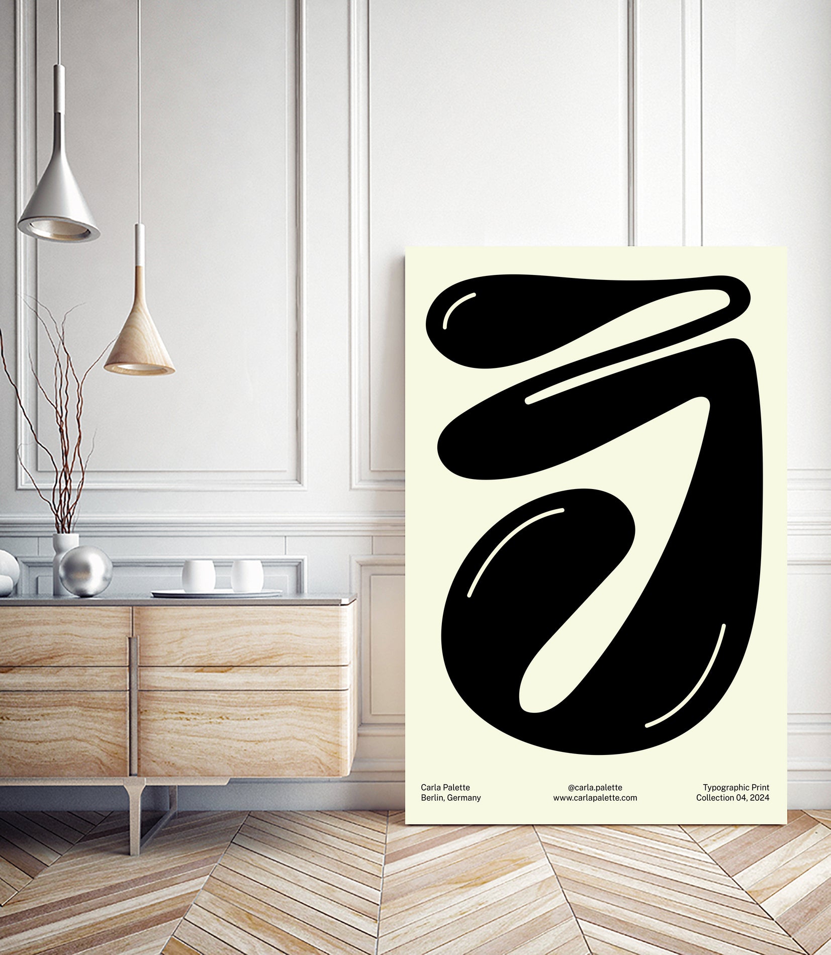 Picturfy 06 by Carla Palette on GIANT ART - abstract typographic print