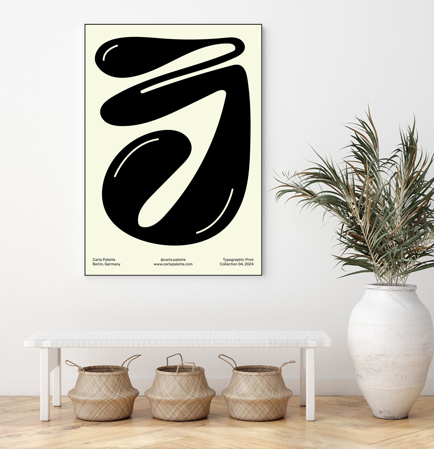 Picturfy 06 by Carla Palette on GIANT ART - abstract typographic print