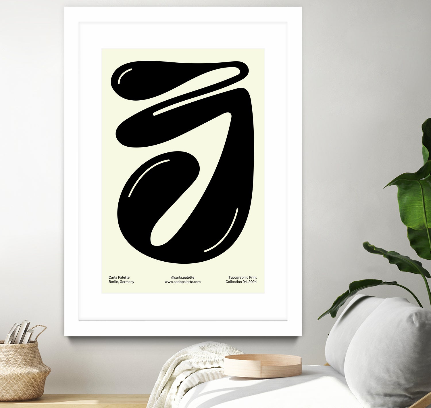 Picturfy 06 by Carla Palette on GIANT ART - abstract typographic print