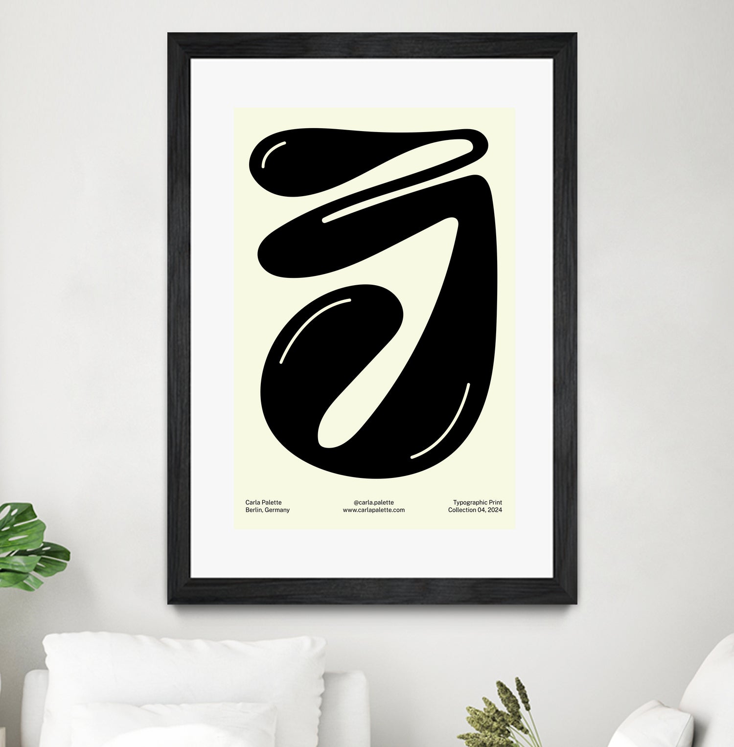 Picturfy 06 by Carla Palette on GIANT ART - abstract typographic print