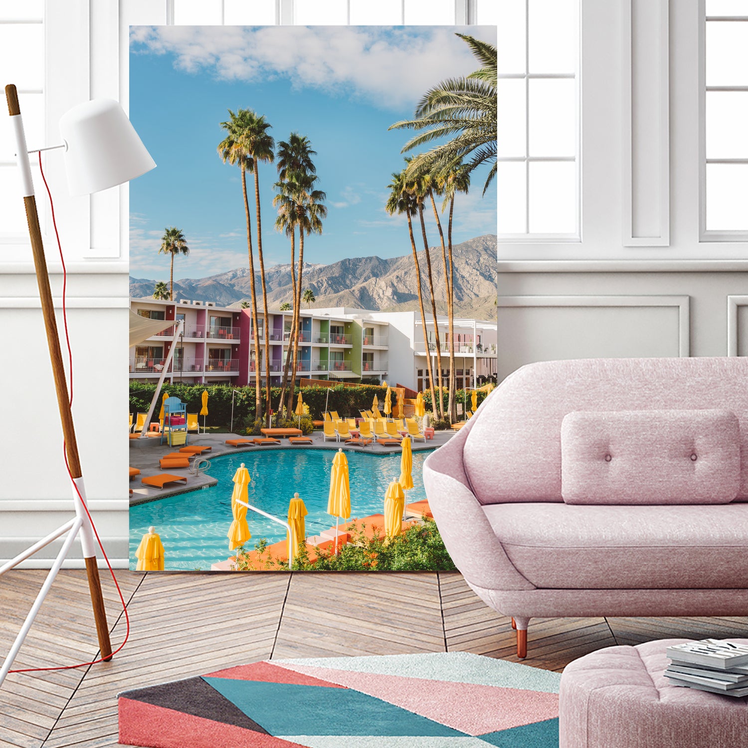 Palm Springs Saguaro by Bethany on GIANT ART - bleu botanical px2758276