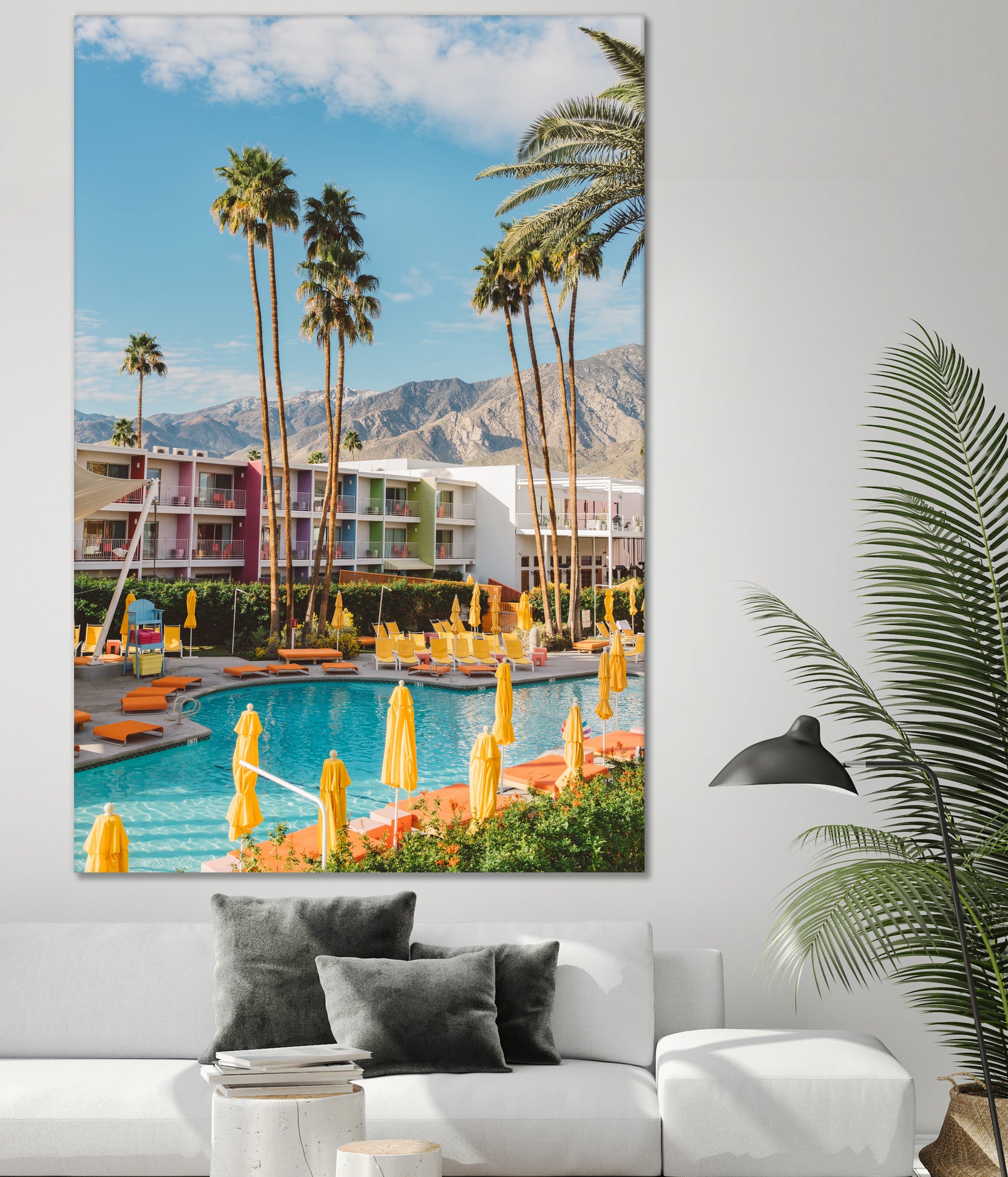 Palm Springs Saguaro by Bethany on GIANT ART - bleu botanical px2758276