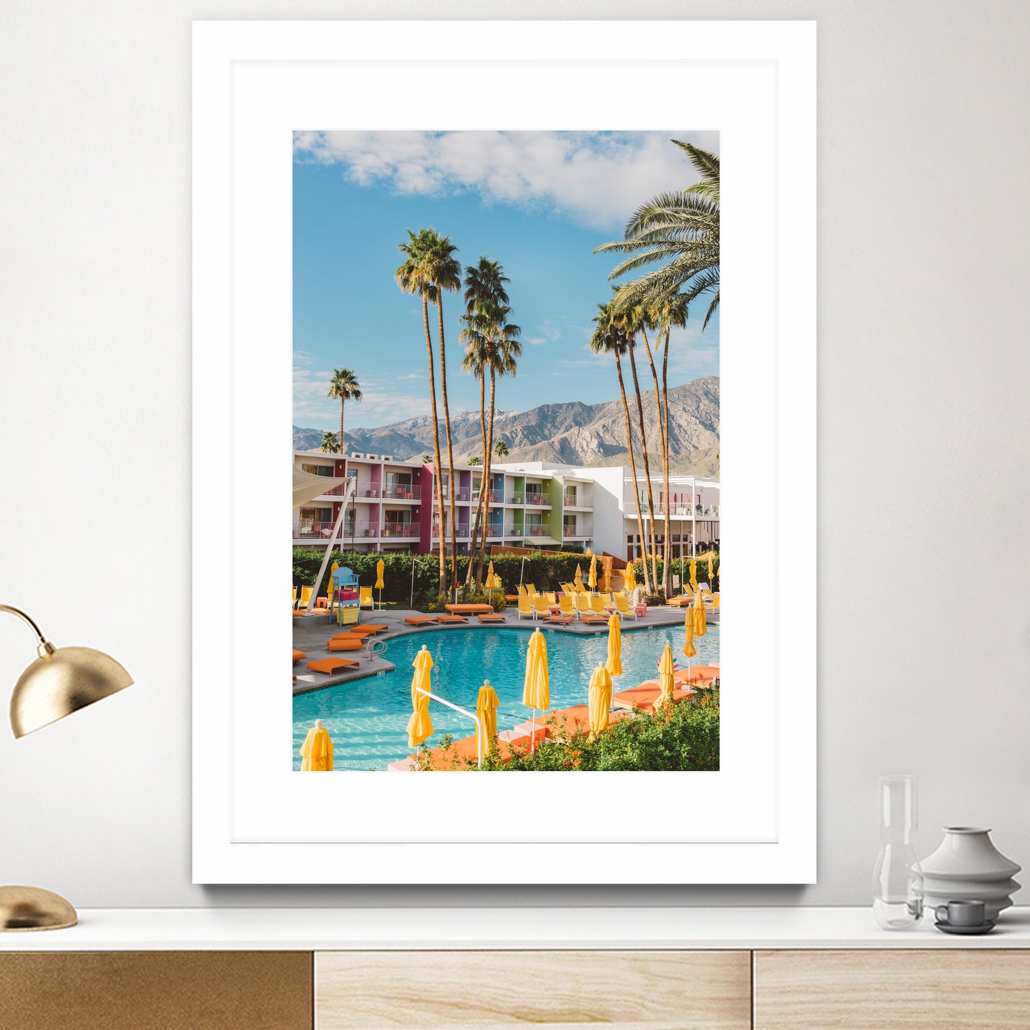 Palm Springs Saguaro by Bethany on GIANT ART - bleu botanical px2758276