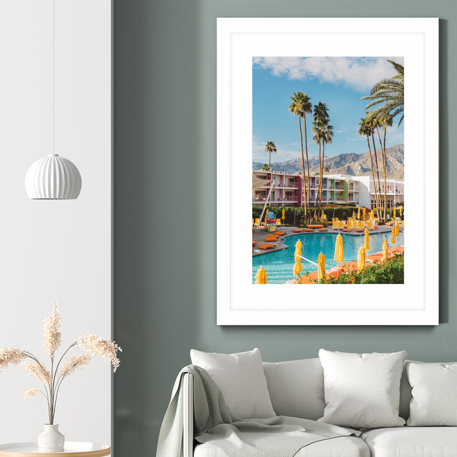 Palm Springs Saguaro by Bethany on GIANT ART - bleu botanical px2758276