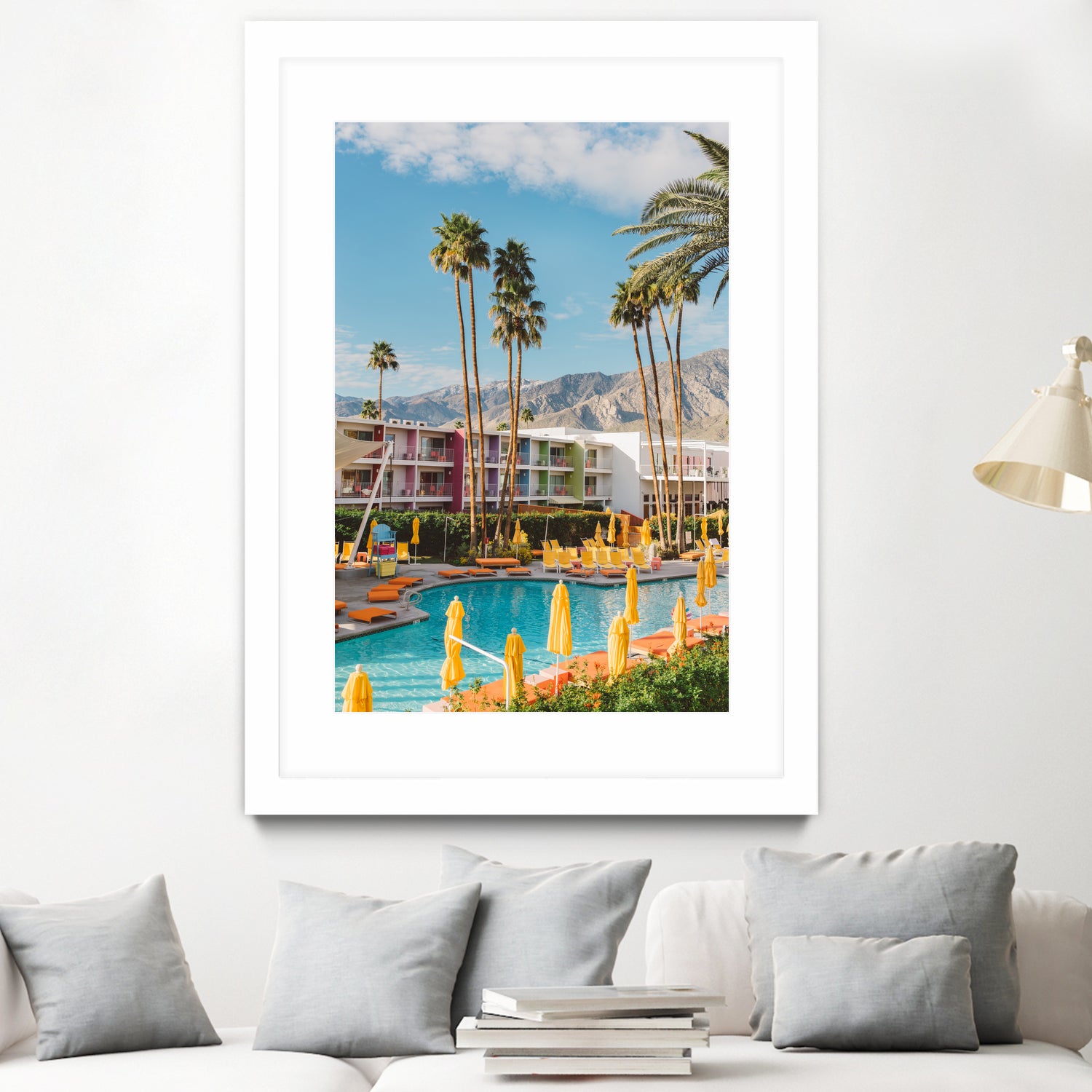 Palm Springs Saguaro by Bethany on GIANT ART - bleu botanical px2758276