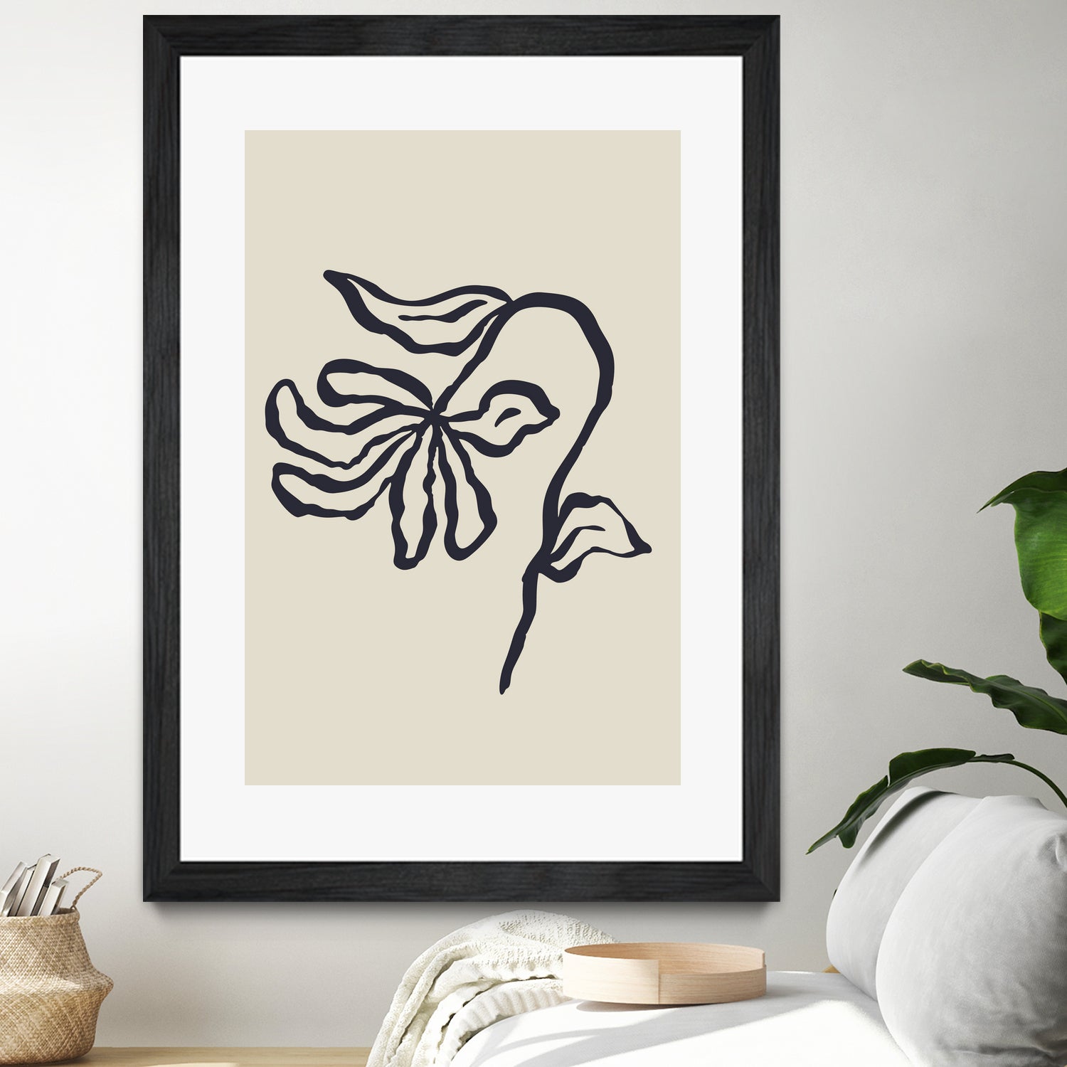 Sketchy Flower Poster 24 by Anna Rose on GIANT ART - flowers and plants sketch