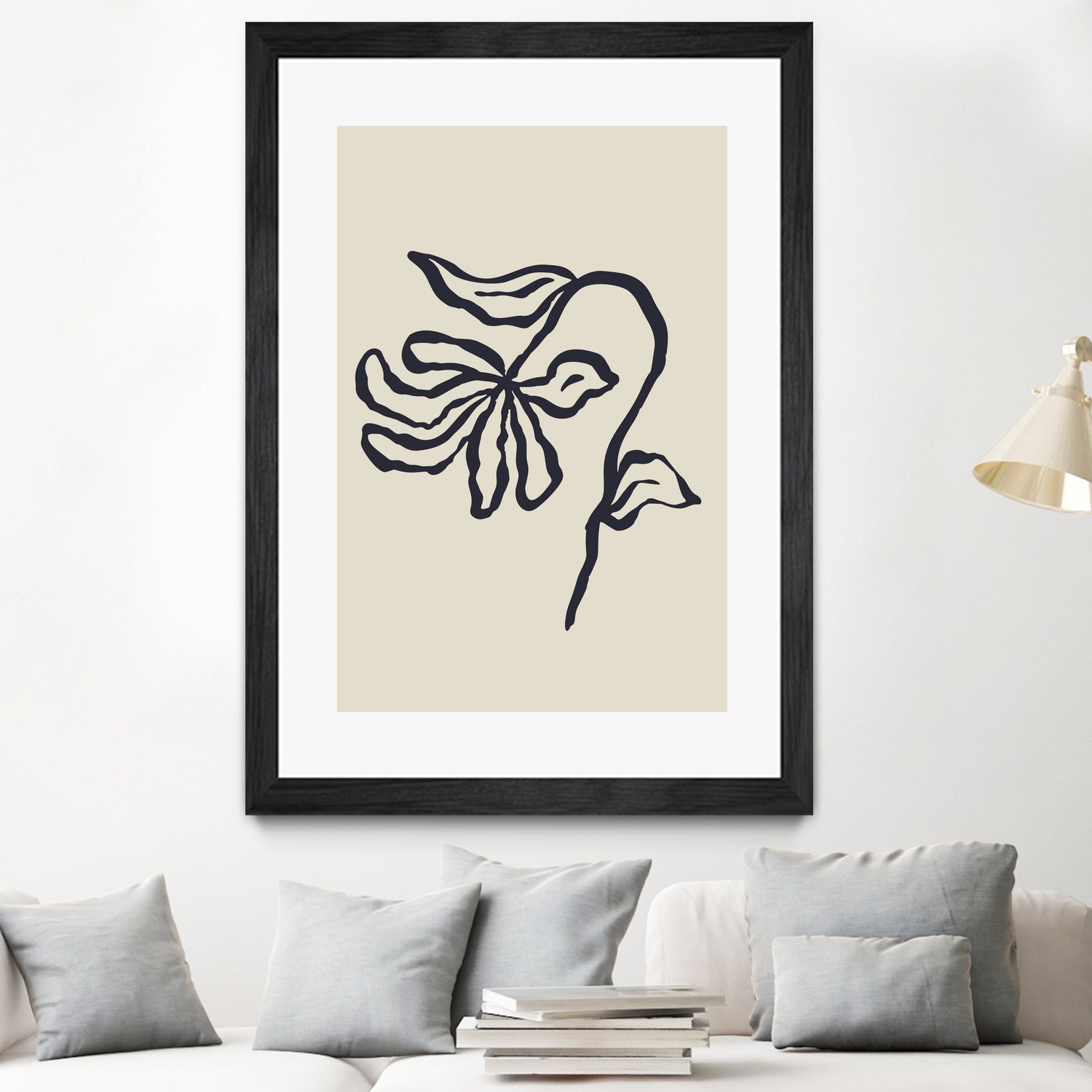 Sketchy Flower Poster 24 by Anna Rose on GIANT ART - flowers and plants sketch