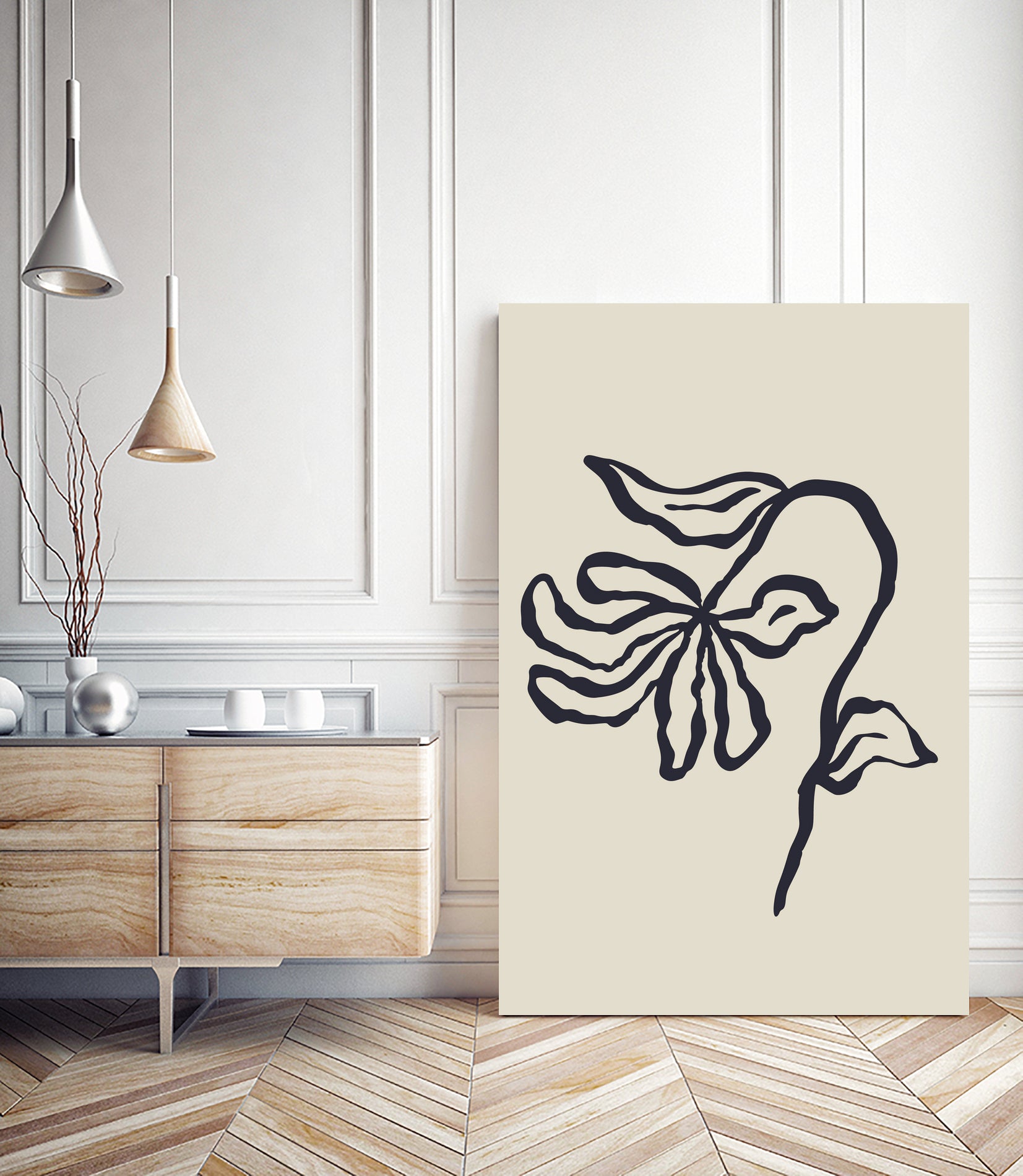 Sketchy Flower Poster 24 by Anna Rose on GIANT ART - flowers and plants sketch