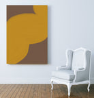 Brown Mustard Artwork by THE on GIANT ART - illustration yellow