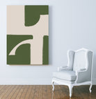 Green Beige Modern by THE on GIANT ART - illustration drawing