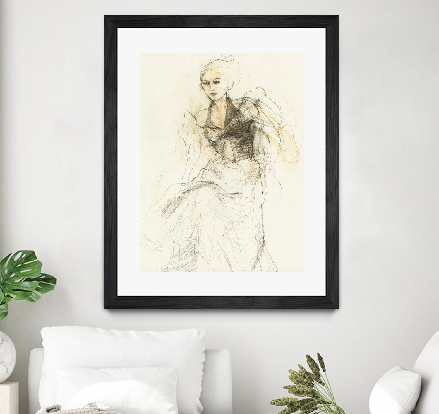 Elegant Sketching by Ute Rathmann on GIANT ART - 5002 illustration