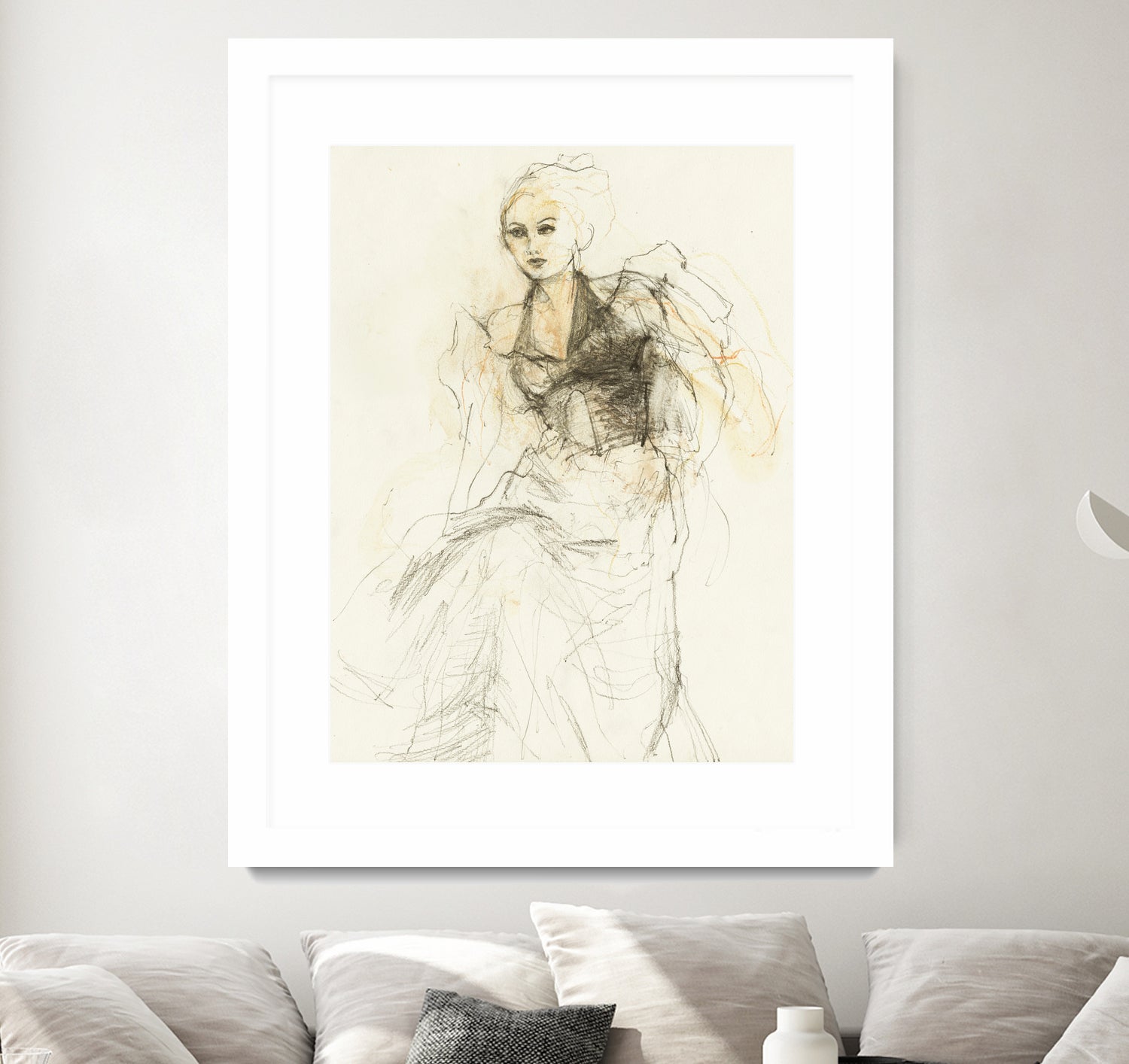 Elegant Sketching by Ute Rathmann on GIANT ART - 5002 illustration