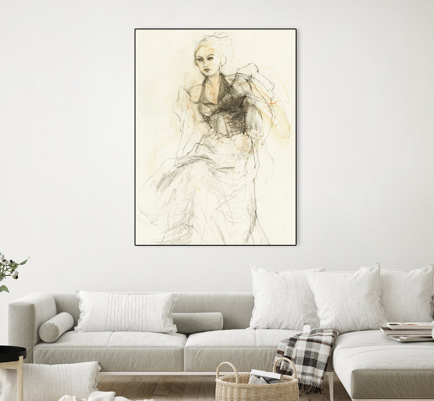 Elegant Sketching by Ute Rathmann on GIANT ART - 5002 illustration