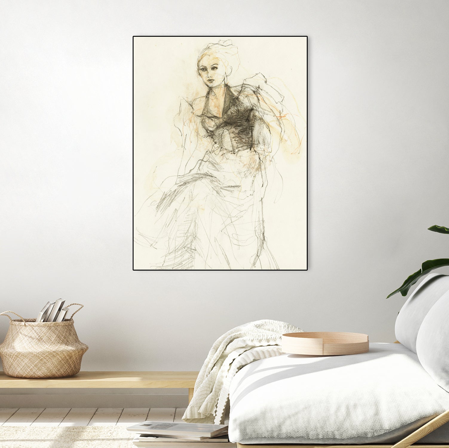 Elegant Sketching by Ute Rathmann on GIANT ART - 5002 illustration