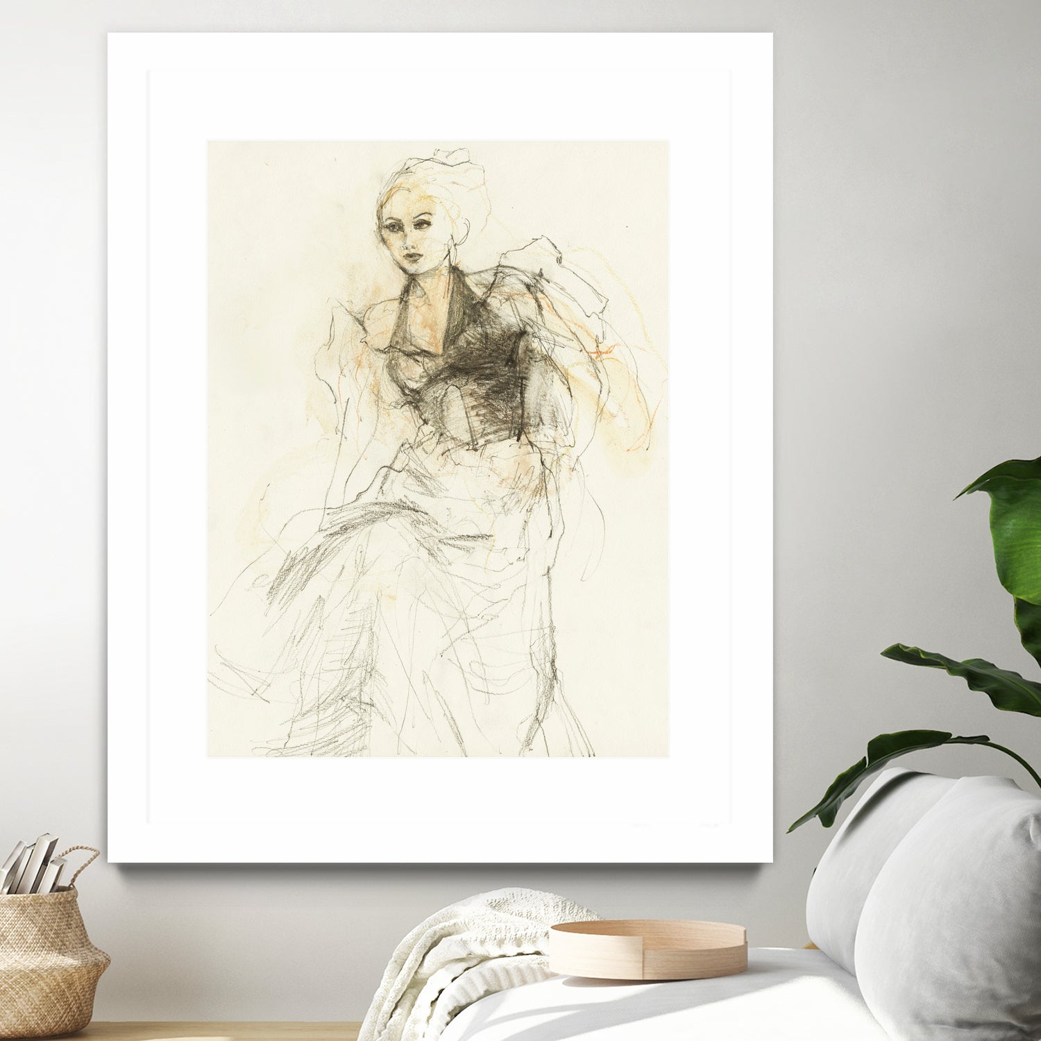 Elegant Sketching by Ute Rathmann on GIANT ART - 5002 illustration