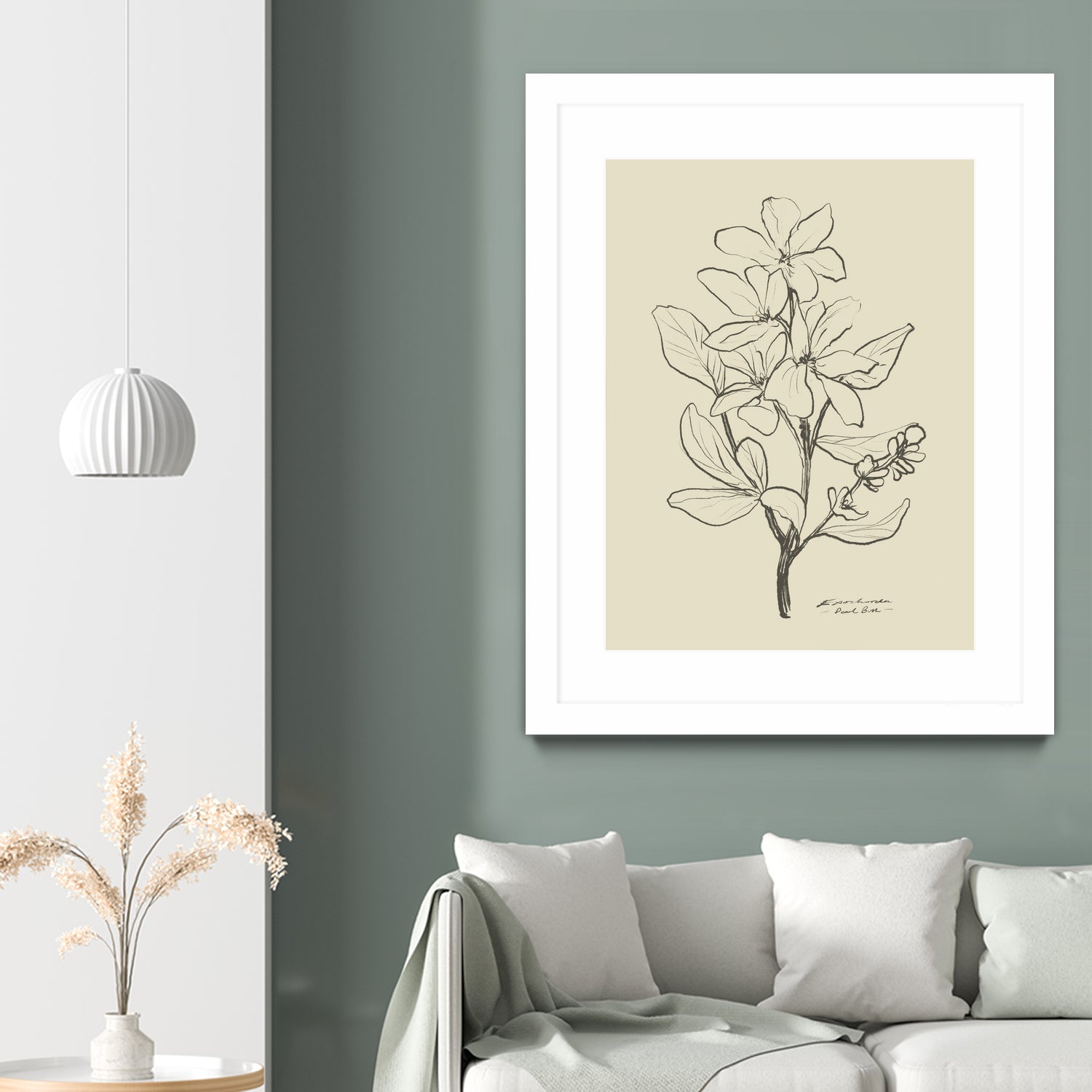 Floral 1 by Dan Hobday on GIANT ART - flowers and plants sketch