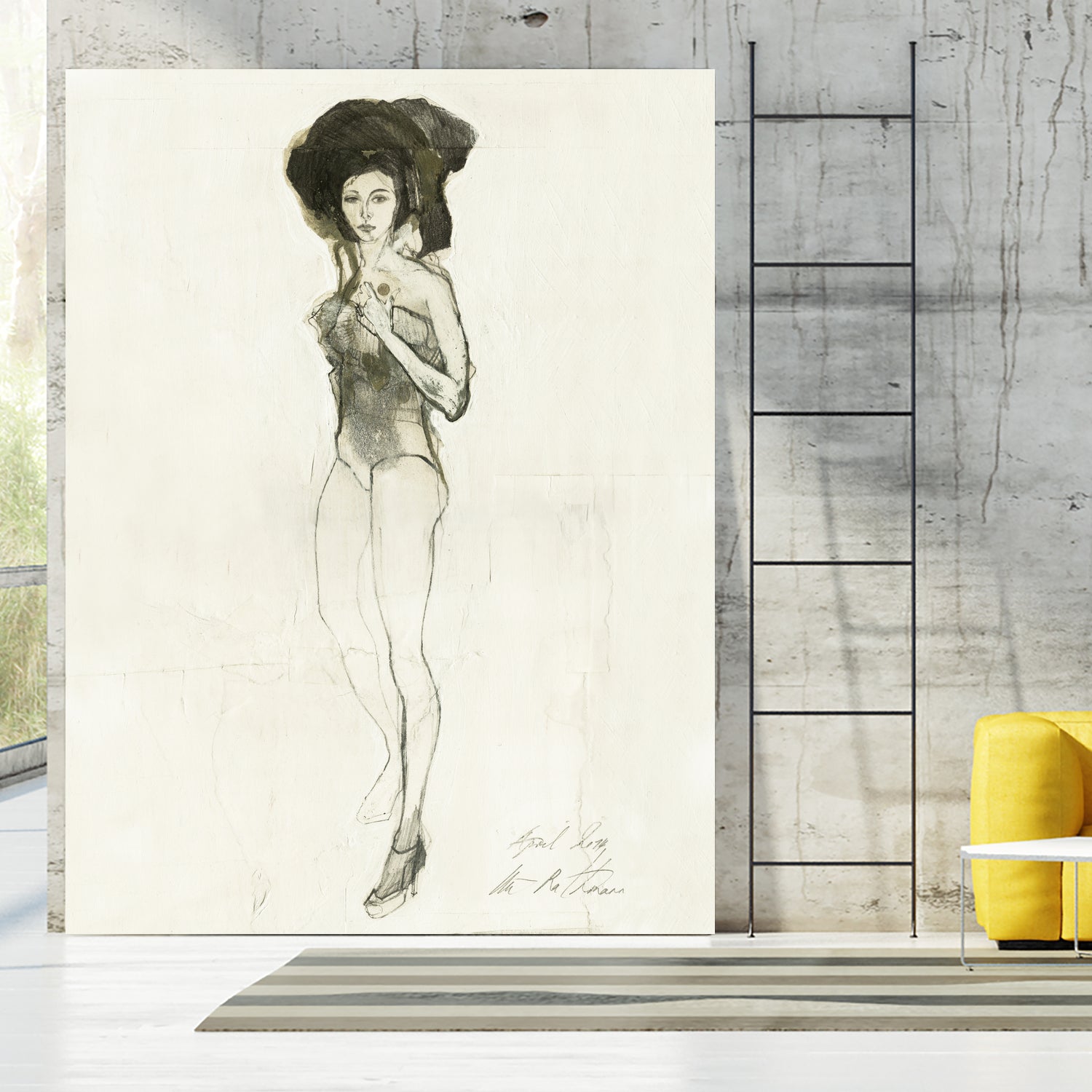 Minimalist Style by Ute Rathmann on GIANT ART - figurative fashion illustration