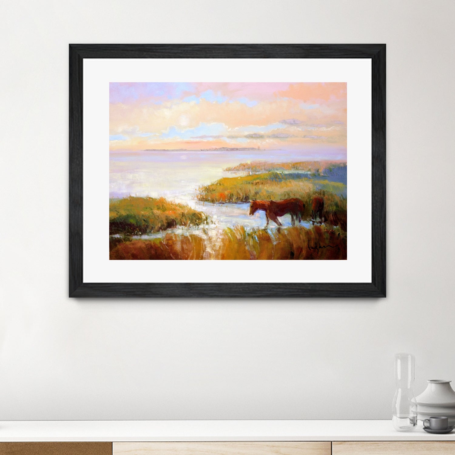 Serene Marshscape by Dorothy Fagan  on GIANT ART - animal