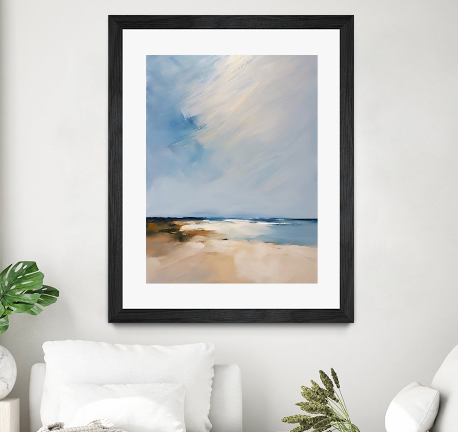 Quiet beach and sea by Ohkimiko on GIANT ART - nature and landscapes 