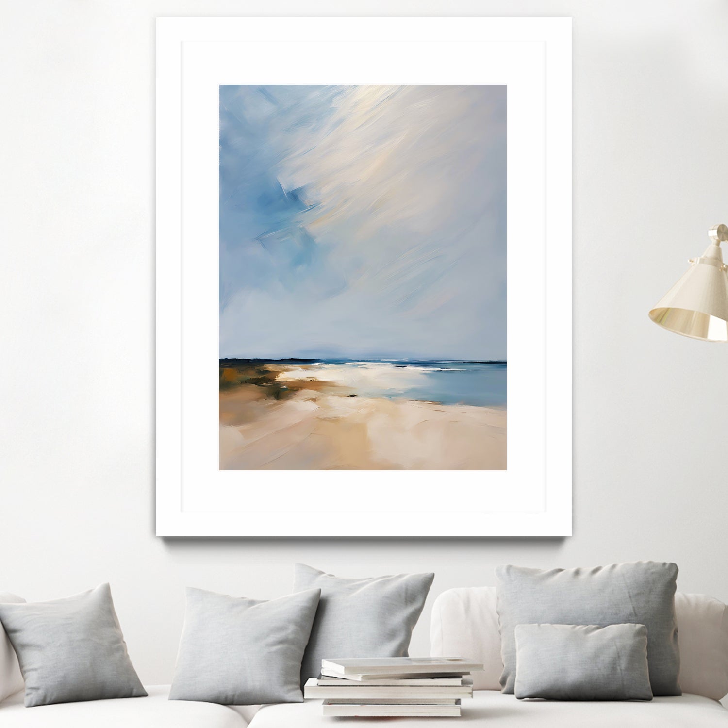 Quiet beach and sea by Ohkimiko on GIANT ART - nature and landscapes 