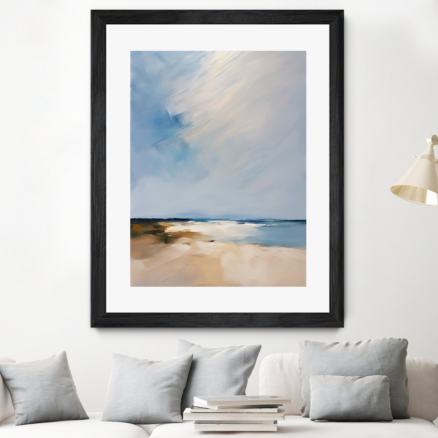 Quiet beach and sea by Ohkimiko on GIANT ART - nature and landscapes 