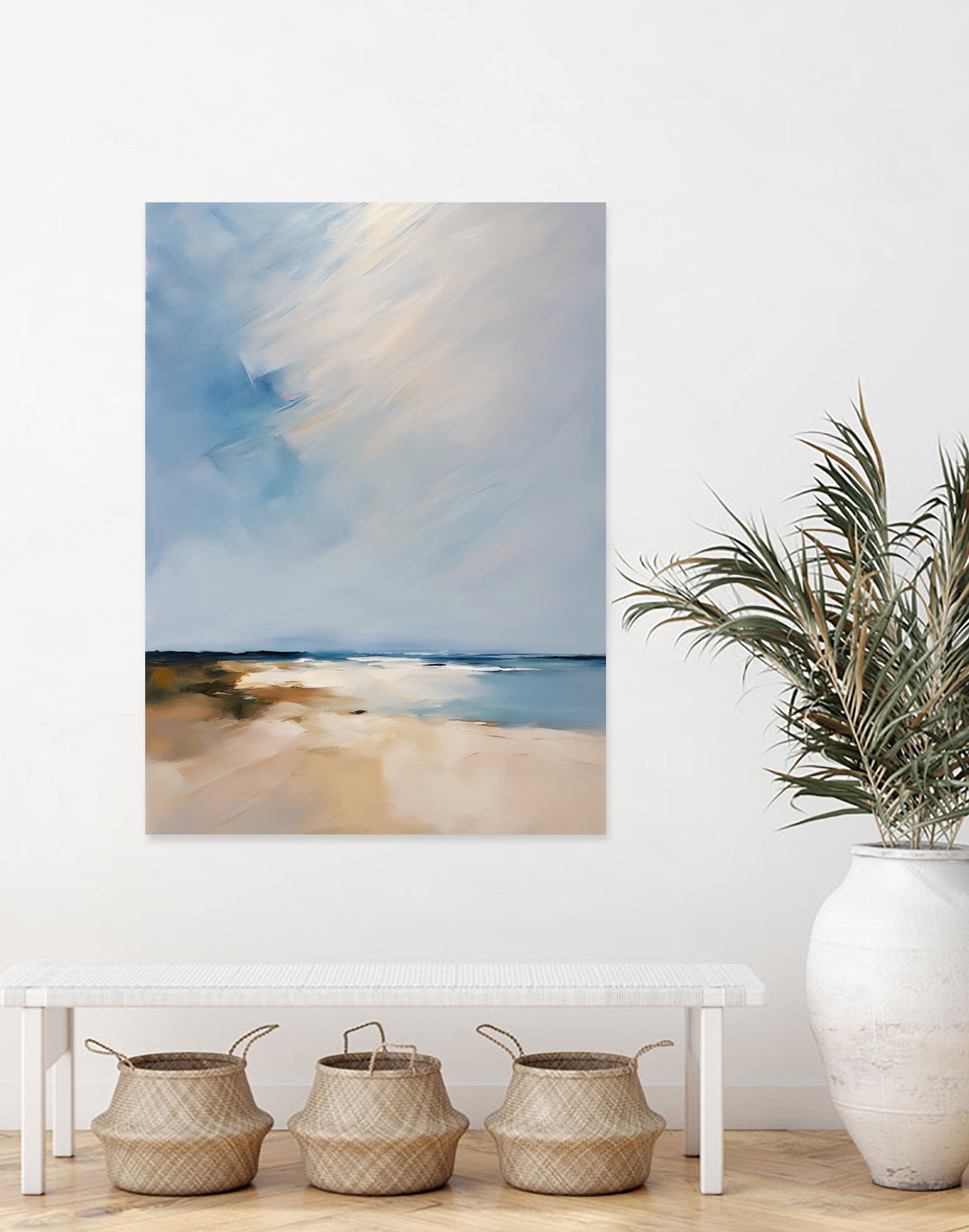 Quiet beach and sea by Ohkimiko on GIANT ART - nature and landscapes 