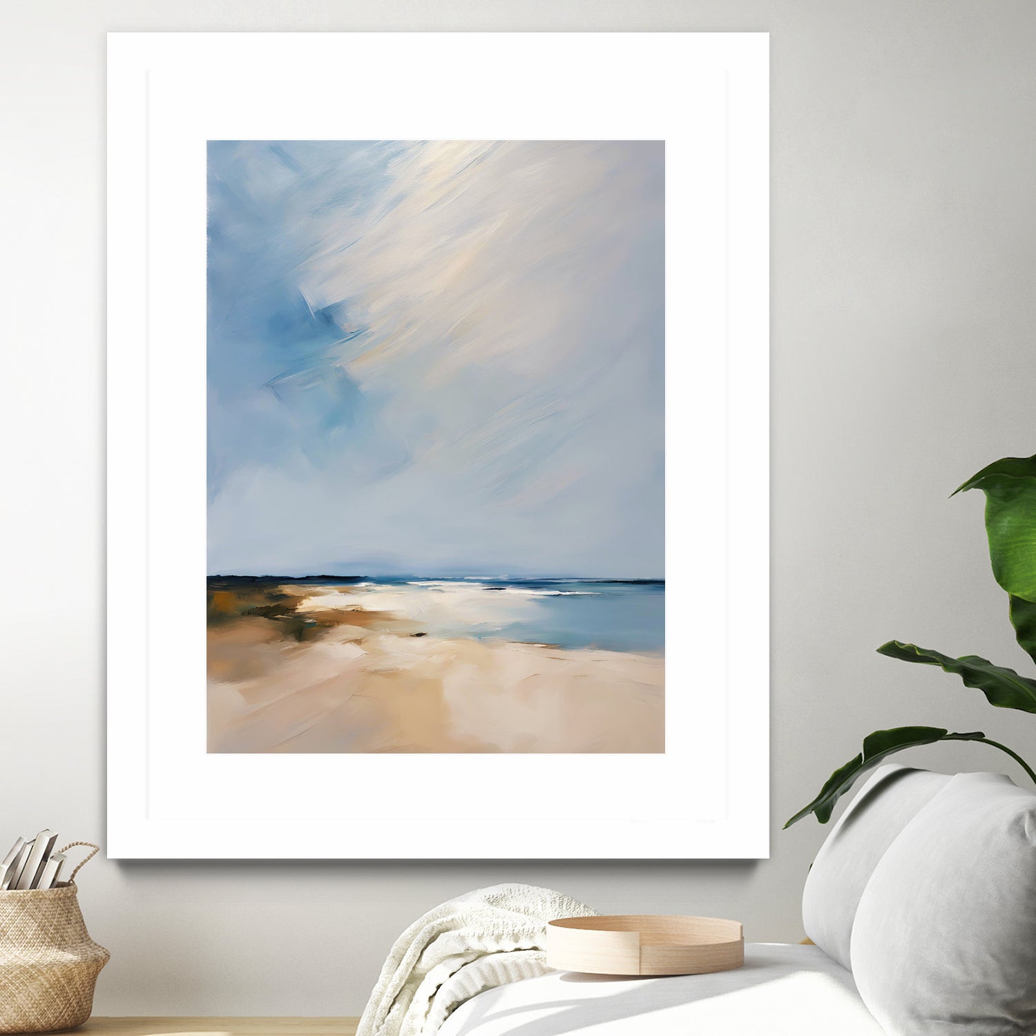Quiet beach and sea by Ohkimiko on GIANT ART - nature and landscapes 