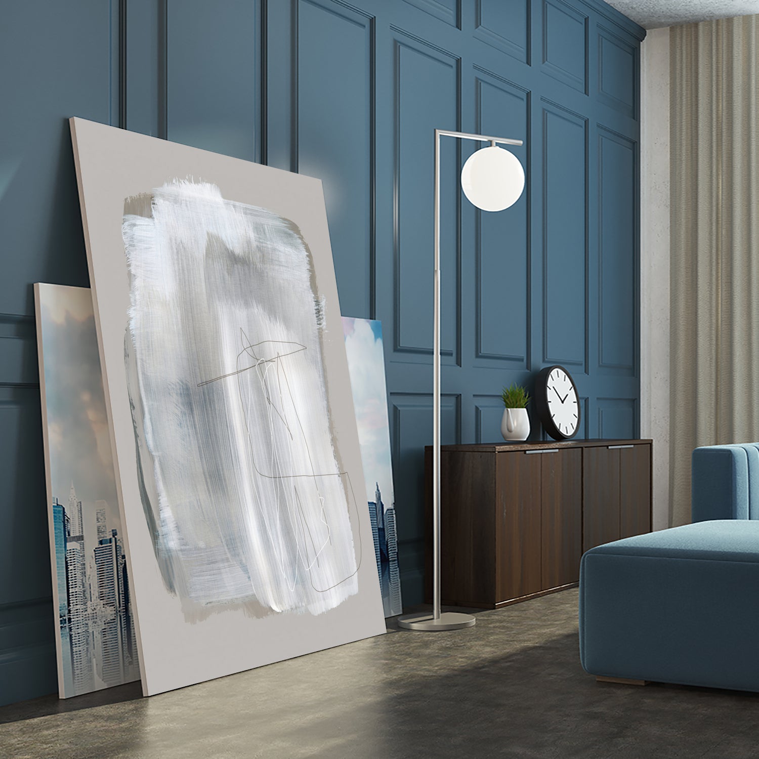 Abstract Brush Strokes 109 by Mareike on GIANT ART - bohmer