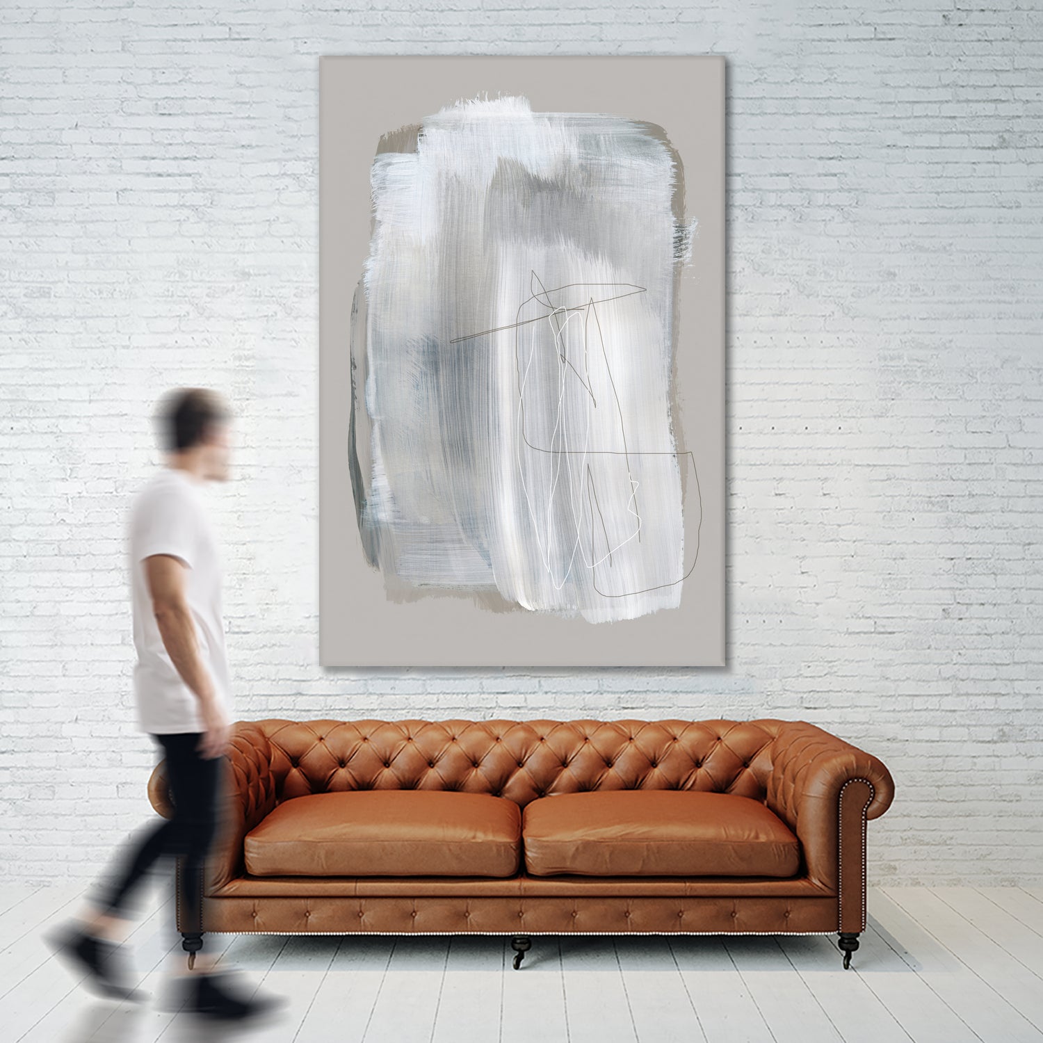 Abstract Brush Strokes 109 by Mareike on GIANT ART - bohmer