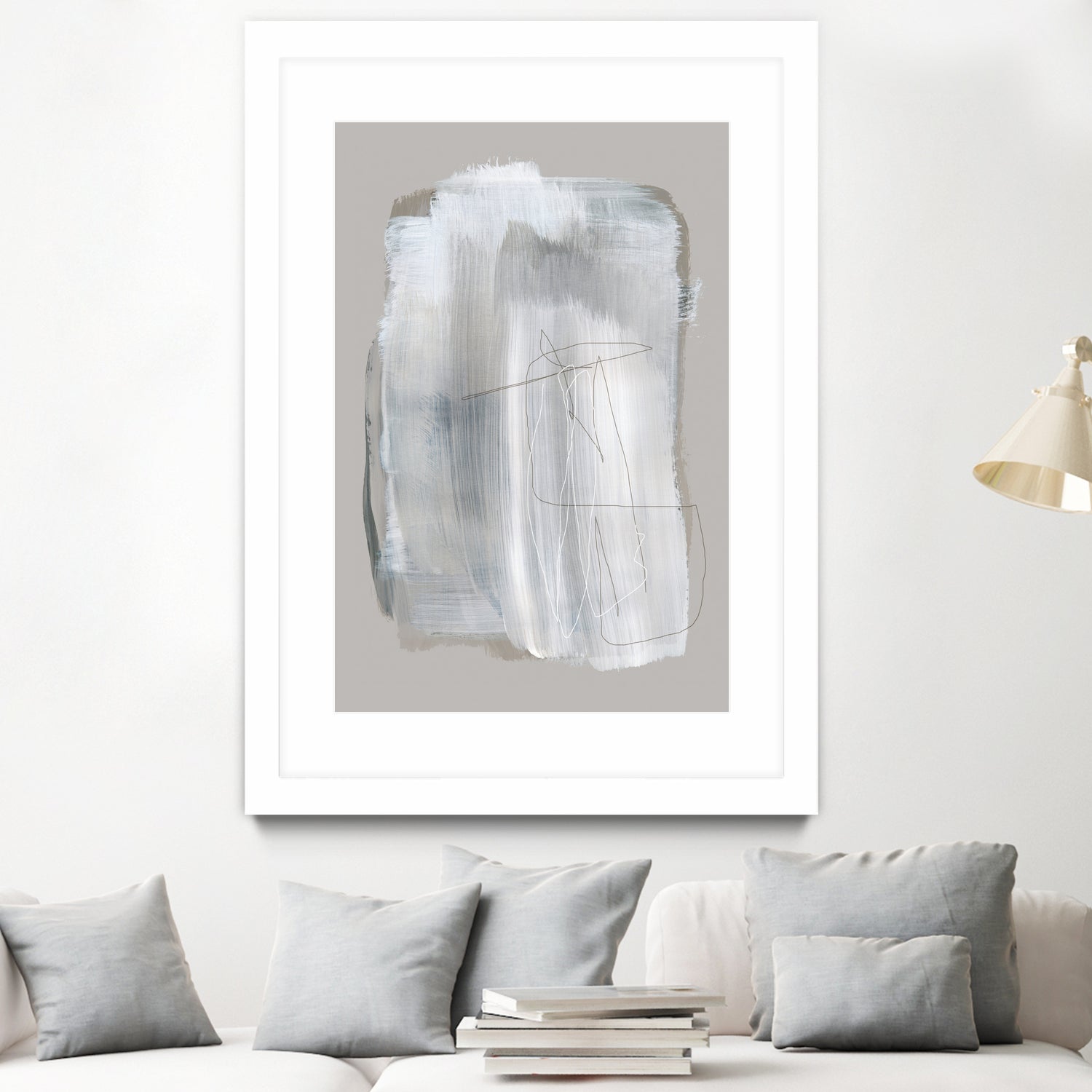 Abstract Brush Strokes 109 by Mareike on GIANT ART - bohmer