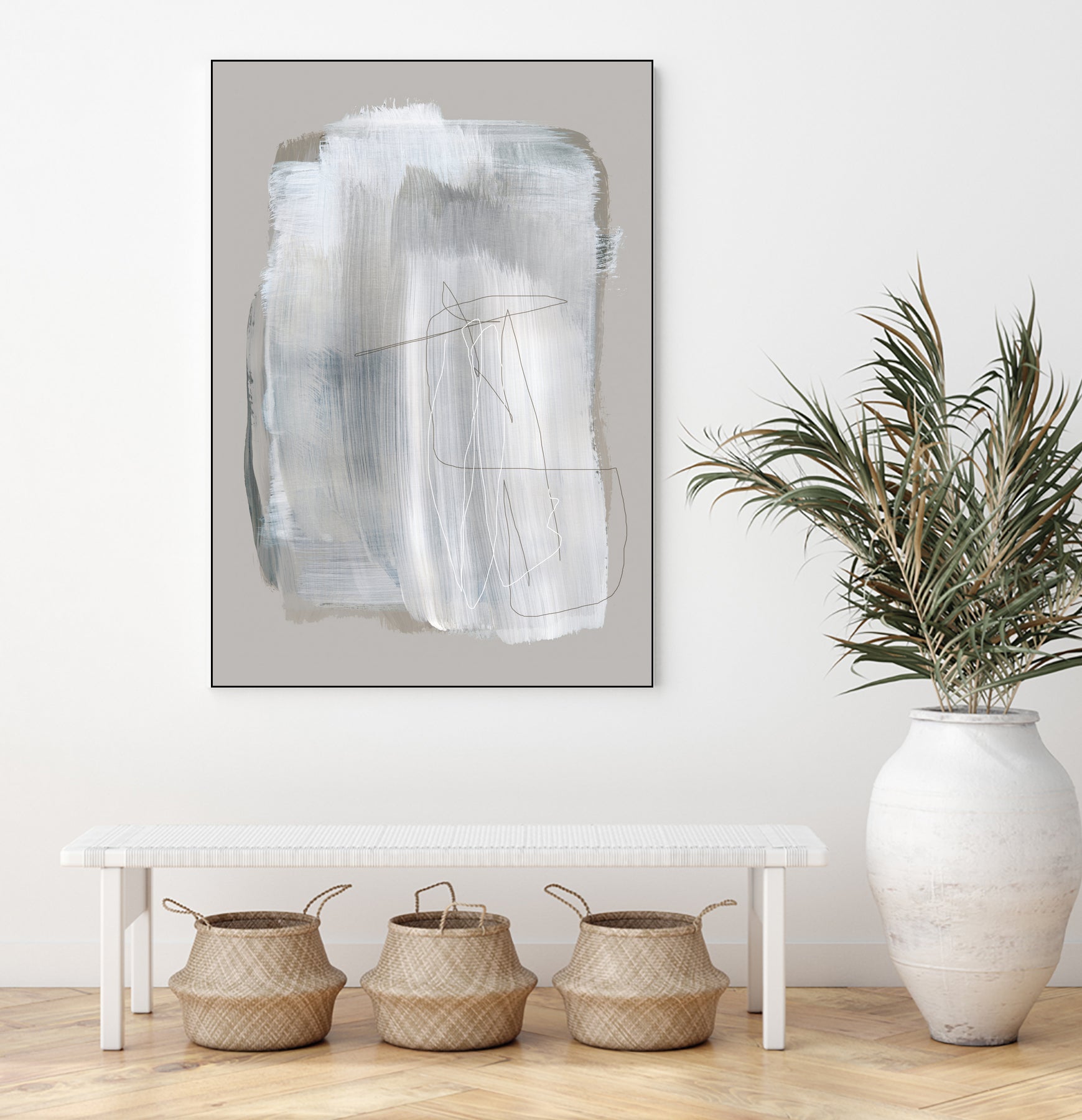 Abstract Brush Strokes 109 by Mareike on GIANT ART - bohmer