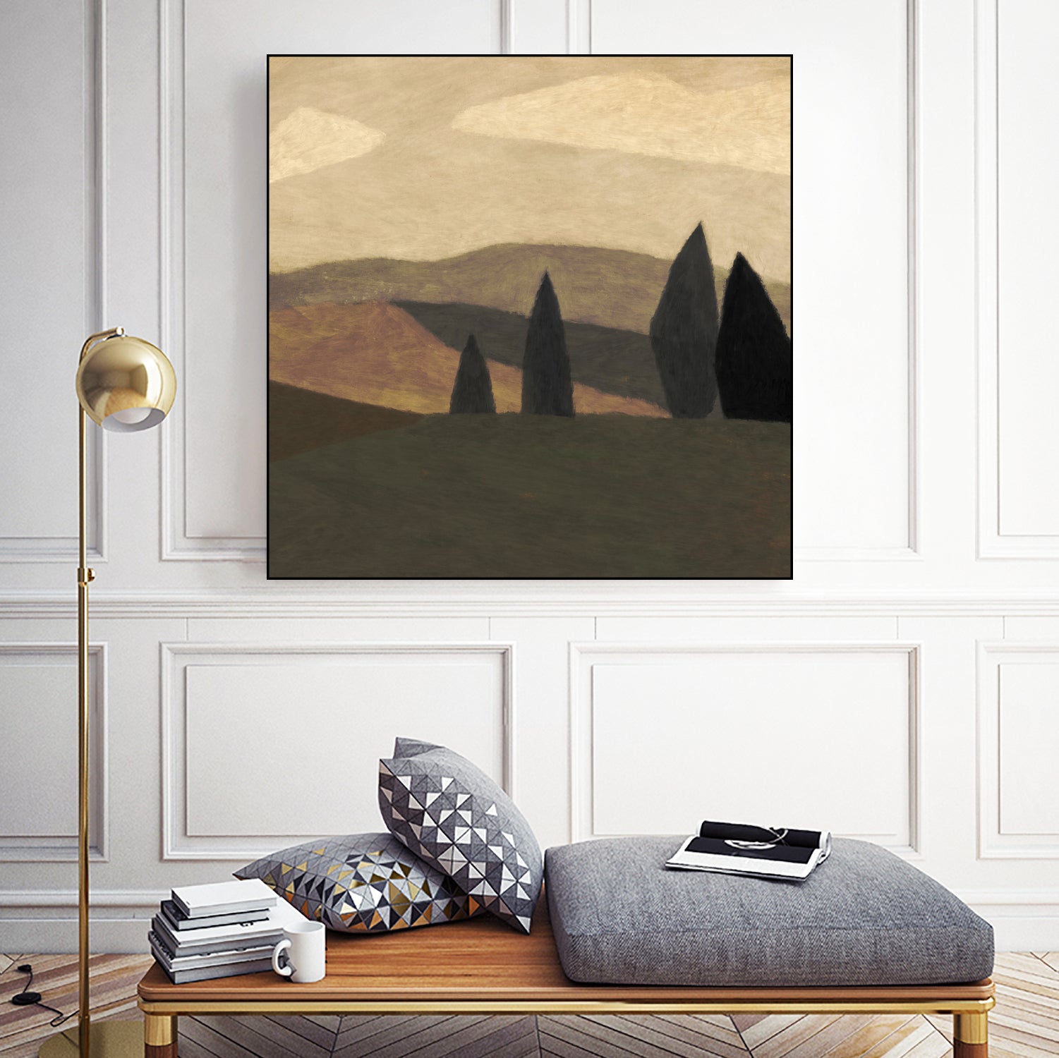 Paysage 2 by Dan on GIANT ART - illustration painting