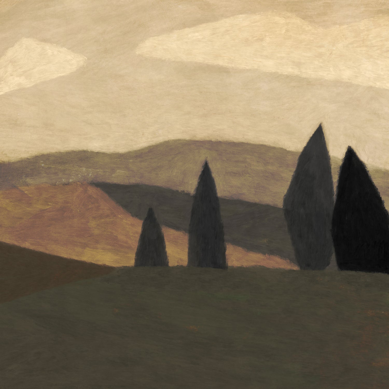 Paysage 2 by Dan on GIANT ART - illustration painting