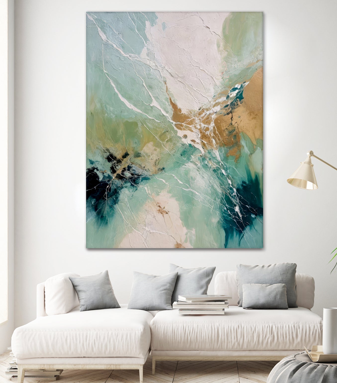 Ethereal Currents by Alpenglow Workshop on GIANT ART - abstract abstract art